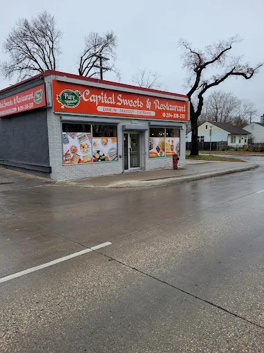 Halwa puri at Capital Sweets And Restaurant in Winnipeg