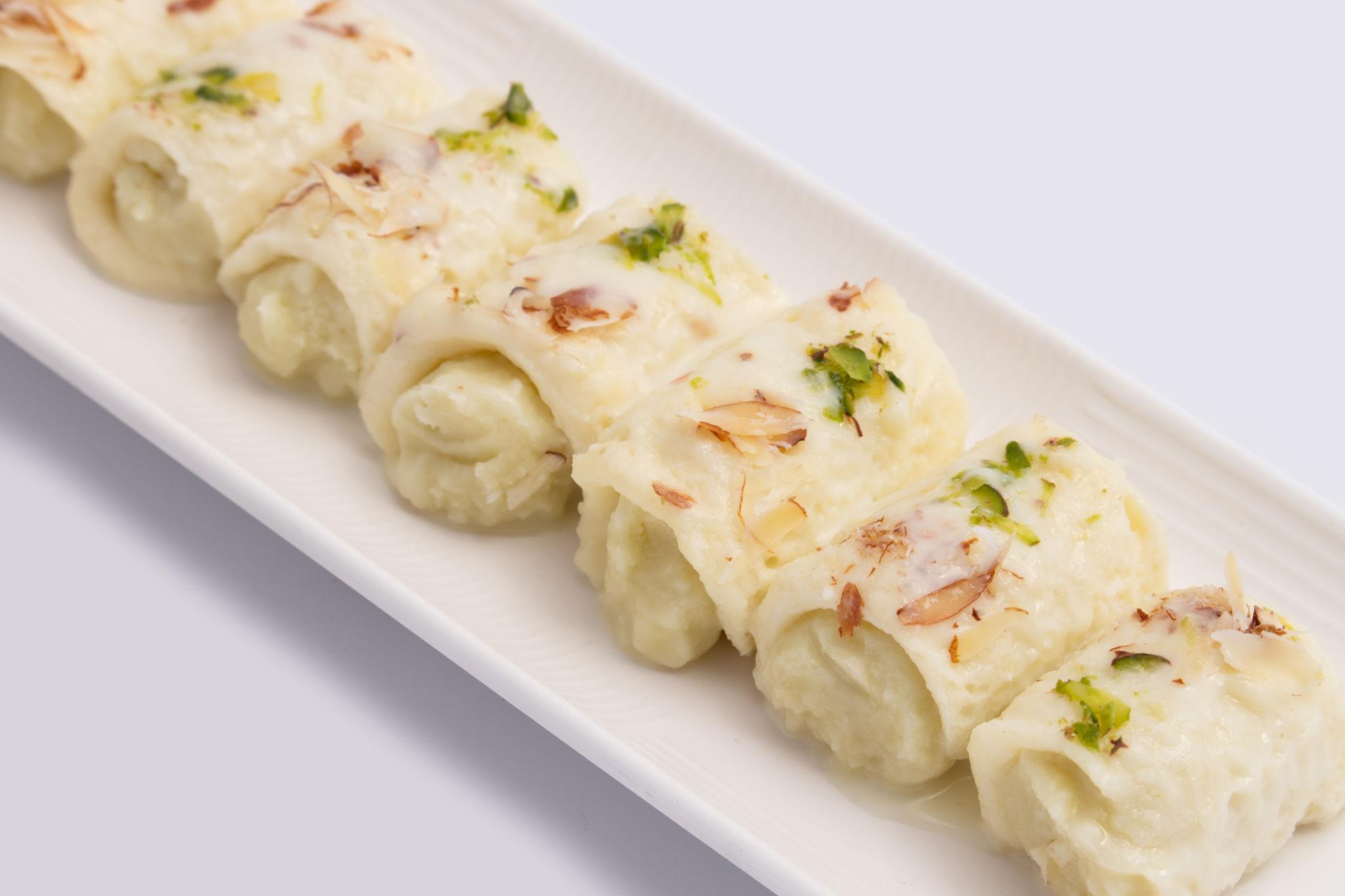 Best Malai Roll Indian sweet in Winnipeg - Capital Sweets And Restaurant