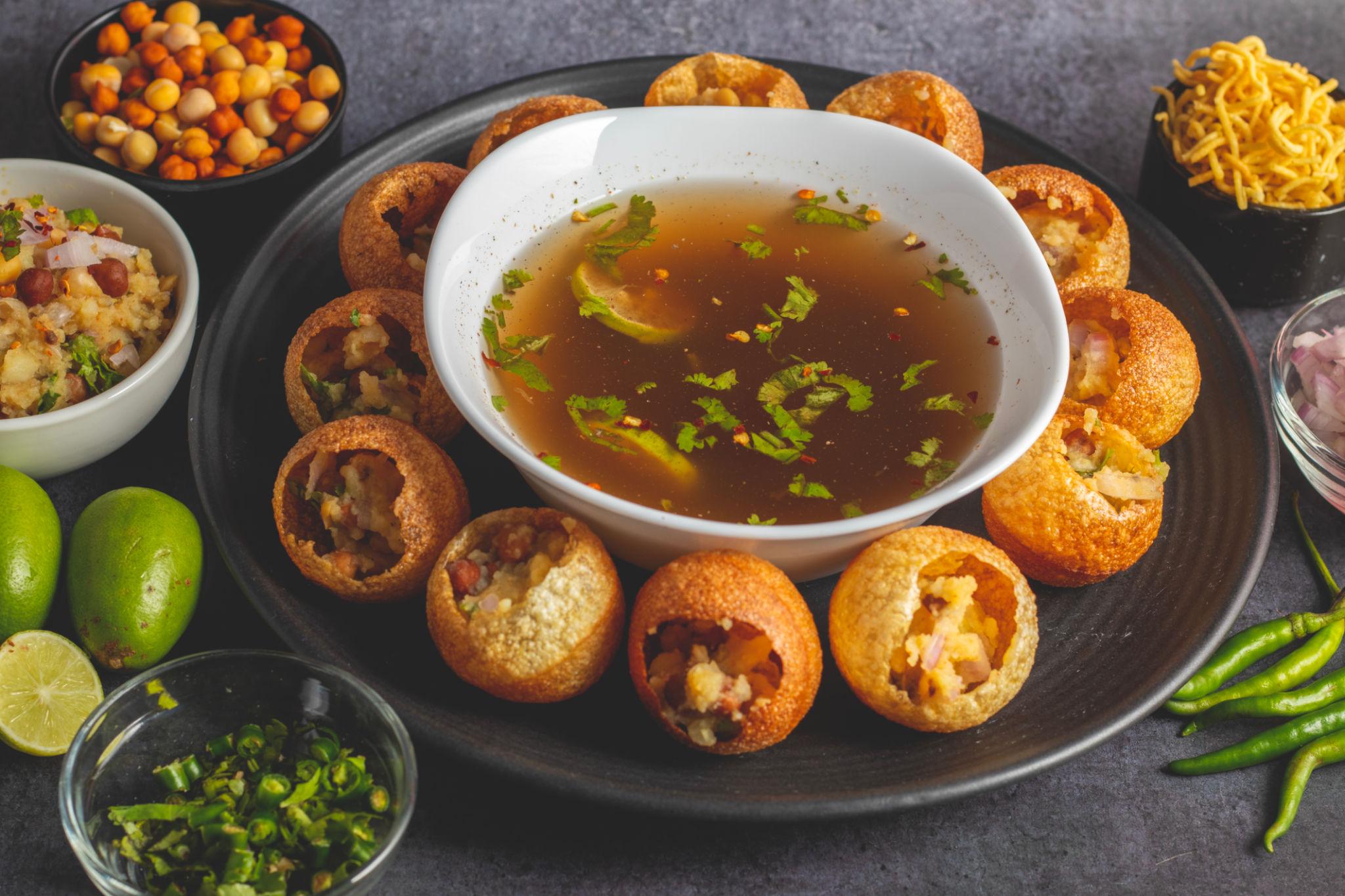 Pani Puri - Authentic Indian street food at Capital Sweets Winnipeg